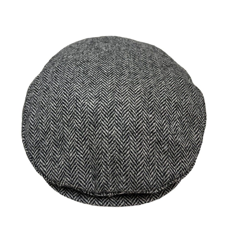 Haband Cabbie Newsboy Cap Men Lined Adjustable Backstrap Herringbone Size OSFA‎